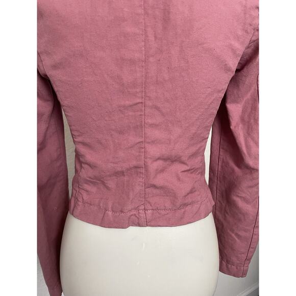 Sisley Jacket Blazer Single Breast Cotton Linen - Picture 8 of 12